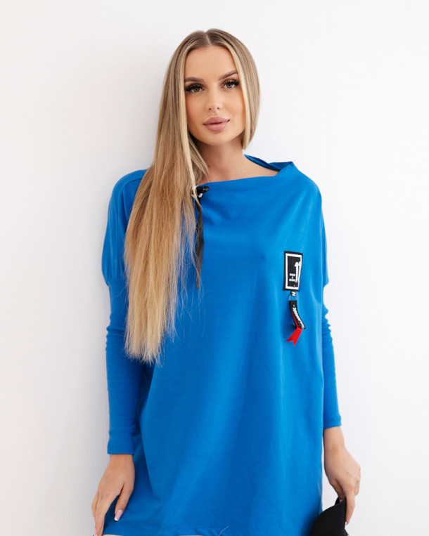 Bluza oversize z asymetrycznymi bokami