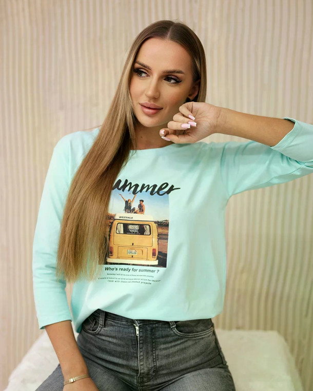 Bluzka z nadrukiem Summer car