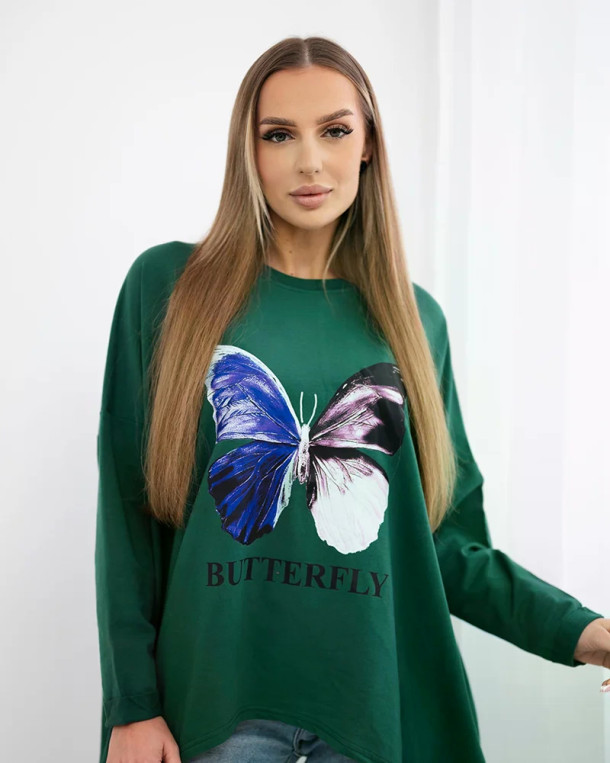 Bluzka z nadrukiem oversize