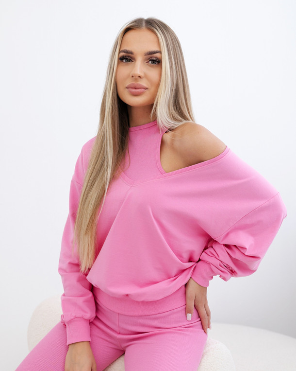 Komplet 3-częściowy bluza + top + legginsy