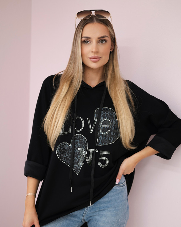Bluza wiskozowa plus size Love